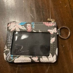 Floral Print Change Purse